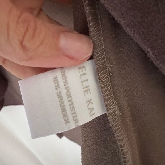 Ellie Kai Ultrasuede Unstructured Faux Suede Open Jacket Size M - Picture 12 of 16